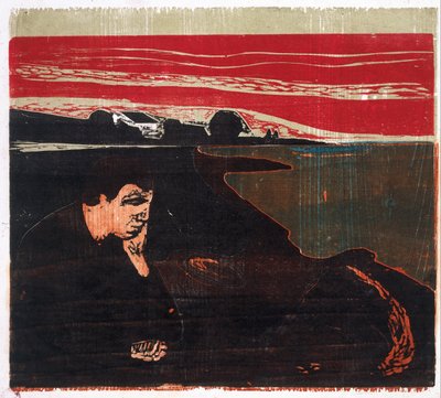 Evening. Melancholy I by Katsushika Hokusai
